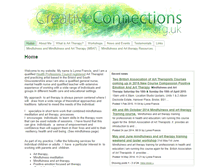 Tablet Screenshot of creativeconnections.org.uk